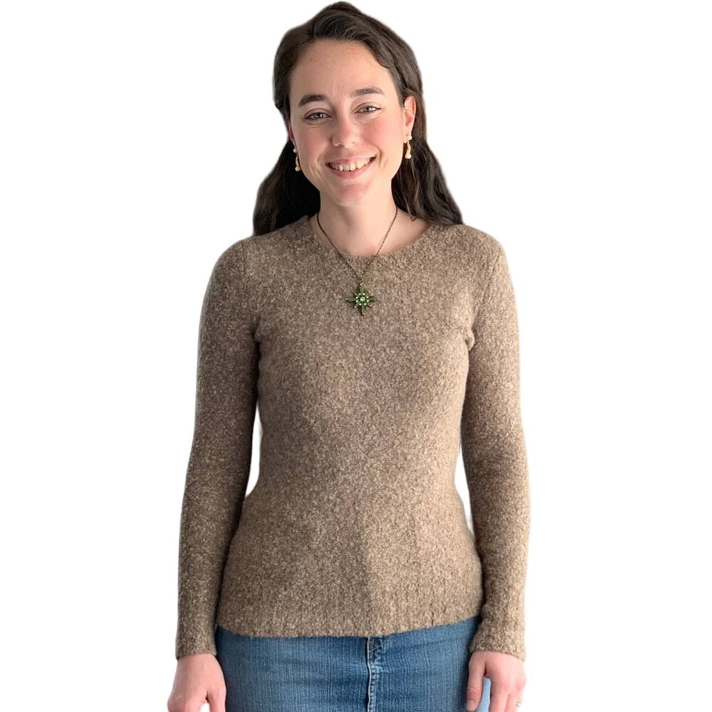 Moda International Brown Sweater, Size S